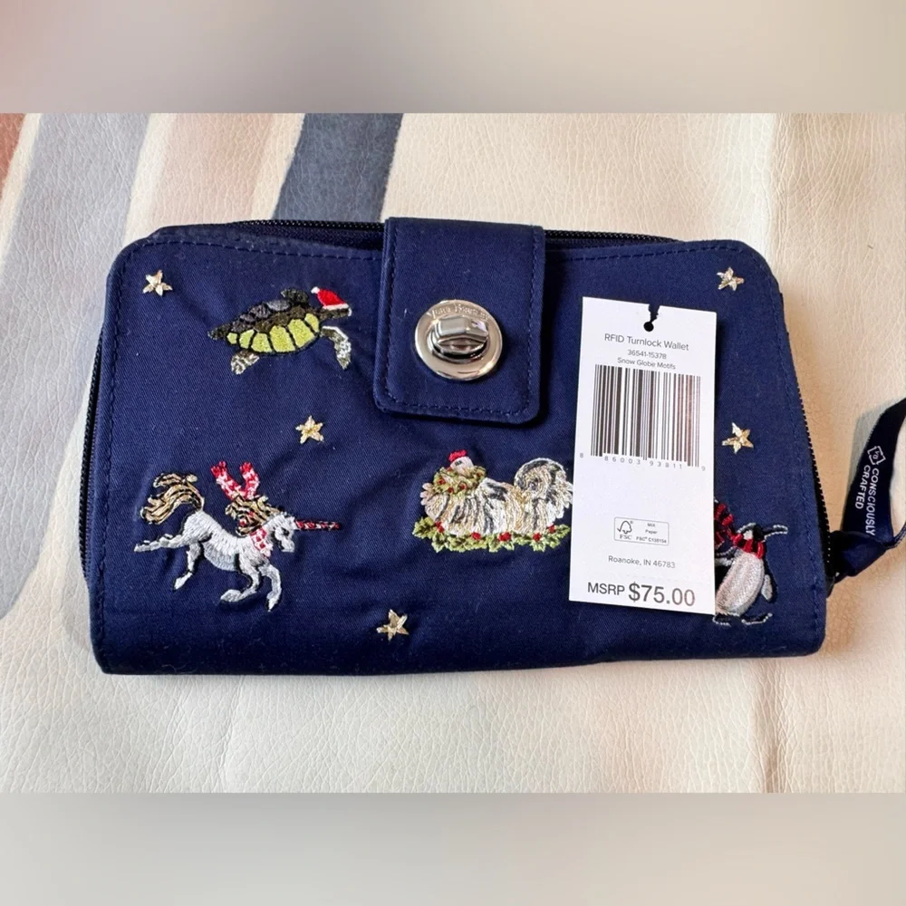 Vera Bradley Turnlock Wallet - Picture 11 of 11